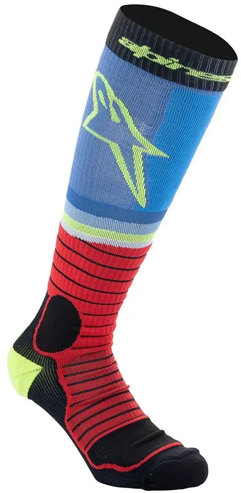 Alpinestars Mx Pro Socken - Black / Grey / Blue - EU 38-40 1/2