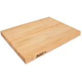 John Boos Boos Block Profi-Schneidebrett XXL – 51 x 38 x 4 CM - Nordamerikanisches Ahorn Schneidebrett Holz Gross – Antibakteriell – Schneidebrett Dick - Hackbrett - Hackblock- Lebensmittelecht – Servierbrett