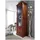 Massivmoebel24 Vitrine Akazie 65 x 44 x 191 cm Braun