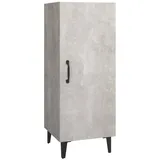 vidaXL Sideboard Betongrau 34,5x34x90 cm Holzwerkstoff