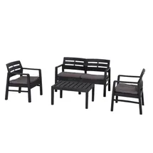 PROGARDEN Java Set 4-tlg. Anthrazit