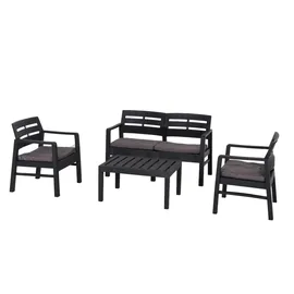 PROGARDEN Java Set 4-tlg. Anthrazit