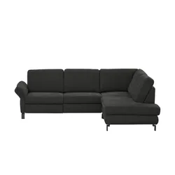 Max Schelling Ecksofa Flachgewebe Maximum Plus ¦ schwarz ¦ Maße (cm): B: 265 H: 91 T: 200.0