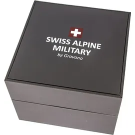 Swiss Alpine Military by Grovana Herrenuhr 7011.1147 - Silber