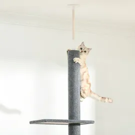 PawHut Kratzbaum 43 x 27 x 260 cm grau