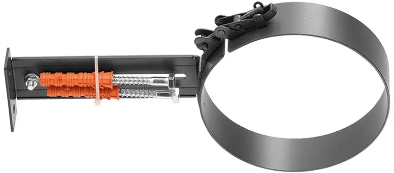 Bertrams Rohrhalter mit Schnellverschluss -  120 / schwarz
