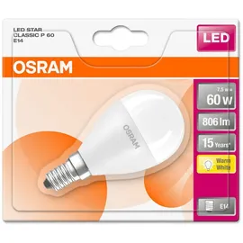 Osram LED Star Classic P 428522 7W E14 warmweiß