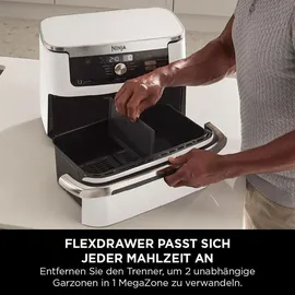 Ninja Foodi FlexDrawer AF500EUWH 10,4 l weiß