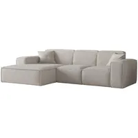Fun Möbel Ecksofa Designersofa CELES PREMIUM Stoff Ascot Bukla