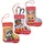 Riolis Kreuzstich Stickpackung "Weihnachtsstrümpfe klein, 3er-Set", Zählmuster, a 11x15cm