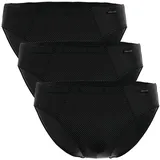 Ammann Slip Ton-in-Ton Streifen 3XL 3er Pack Schwarz