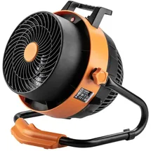 Neo Tools 2 in 1 Elektroheizer und Lüfter Elektroheizstrahler 2,4 kW grau