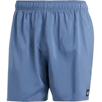 Adidas Herren Solid CLX Short-Length, Swim Shorts Badehose, Preloved Ink/White, S