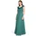 Vera Mont Abendkleid mit Pailletten Dunkelgrün 36