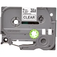 Brother Original Brother TZE-111 Schriftband 6mm/8m Schwarz auf Transparent