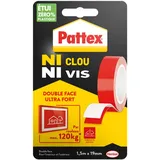 Pattex Ni Clou Ni Vis - Adesivo di fissaggio, 120 kg, 19 mm x 1.5 m