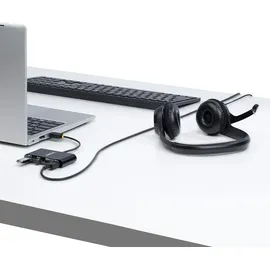 Startech StarTech.com 4-Port USB 2.0 Hub, USB Busbetrieben, Mini USB Hub für Reisen, Multi USB Adapter/Verteiler, Mobiler USB Splitter