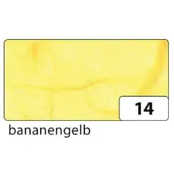 FOLIA Strohseide 47x64cm bananengelb 911014