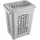 KEEEPER Wäschebox grau B/H/L: ca. 34x60x45 cm