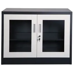 Jet-Line Aktenschrank UFA dunkelgrau weiss