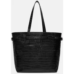 Liebeskind Berlin Lora Satchel L Kroko Black, schwarz