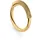 Liebeskind Berlin Fingerring Twist - Gr. 52 - in Gold - wasserfest & hautfreundlich