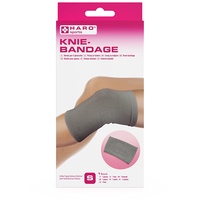 HARO sports Knie-Bandage, elastische Bandage für mehr Stabilität im Knie - zuverlässiger Kniestabilisator beim Sport, Fußball oder Joggen - ideal für Männer und Frauen – Größe: S