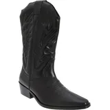 Gringos Herren High Clive Western Cowboy Stiefel DF717 (40 EU) (Schwarz) - Schwarz - 40