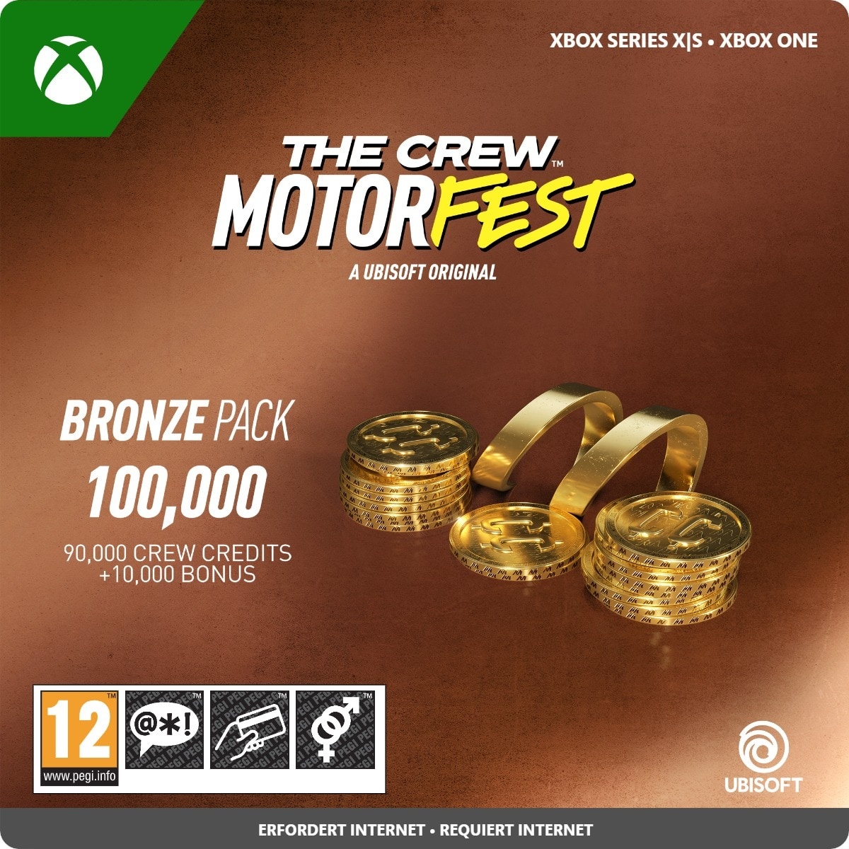 Microsoft Xbox The Crew Motorfest VC Brnz Pck Download Code, Ingame Währung
