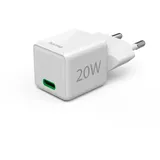 Hama Schnellladegerät »Super-Mini-Charger« 20 W, weiß