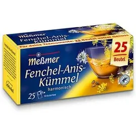 Meßmer Fenchel-Anis-Kümmel, 25 Teebeutel, 50g