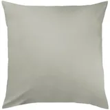 Traumschlaf Basic Single Jersey Kissenbezug 80x80 cm | grau - grau