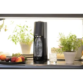 Sodastream Terra black + PET-Flasche 1 l + Zylinder