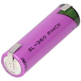 Tadiran Batteries Tadiran LTC SL-360/T mit Lötfahnen U-Form, ehemals Sonnenschein SL-360, SL360