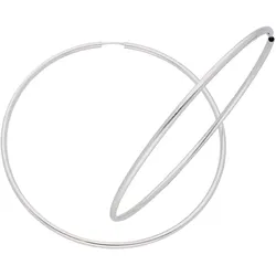 Paar Creolen »Schmuck Geschenk Silber 925 rhodiniert«, 69768635-30 silberfarben