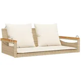 vidaXL Hängebank 109 x 62 x 40 cm Beige