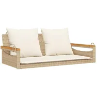 vidaXL Hängebank 109 x 62 x 40 cm Beige