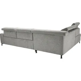 Set One by Musterring Eckcouch Polyester 3-Sitzer Grau