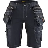 Blåkläder Blaklader 799211418999C32 X1900 Stretch Damen Handwerker Shorts Marineblau/Schwarz, Größe C32