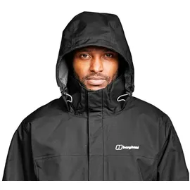 Berghaus Herren Rg Alpha 2.0 Jacke, Extra Atmungsaktiver, Strapazierfähiger, Leichter Mantel Wasserdichte Shell-Jacke, Schwarz, S