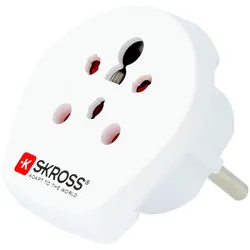 SKROSS Travel Adapter "India-Israel-Denmark to Europe" - Adapter für Power Conne