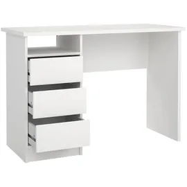 Tvilum Schreibtisch 3 Schubladen Weiß