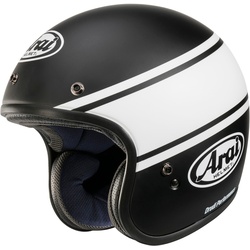 Arai Freeway Classic Bandage Jet Helm, zwart-wit, XS