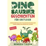 Eulogia Verlag Dinosaurier Geschichten für Erstleser: Dinosaurier Buch mit tollen Geschichten zum Lesen lernen für Kinder ab 5 Jahren - ideal für die Vor- und Grundschule