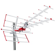 Maclean Brackets Maclean MCTV-855A Außenantenne TV Antenne Dachantenne DVB-T DVB-T2 Full HD max 100dBμV UHF/VHF LTE Filter (Aktive)