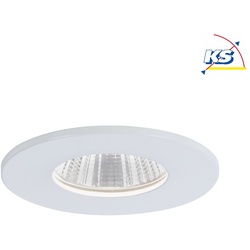 Paulmann LED Outdoor Einbauleuchte CALLA IP65, starr, 230V, 7W 4000K 770lm 27°, Alu weiß matt PAUL-93670