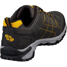 Brütting Mount Shasta Low Unisex Cross-Laufschuh, anthrazit/gelb, 43