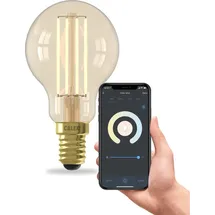 Calex Smart E14, P45, Filament LED Leuchtmittel, Warmweiß Licht