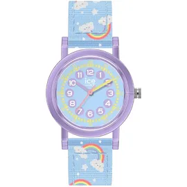 ICE-Watch ICE learning 24,5 mm Analog blau Silikonarmband Regenbogen XS