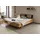 MASSIVMOEBEL24.DE Bett KITZBÜHEL 200 x 200 cm Wildeiche massiv natur geölt taupe